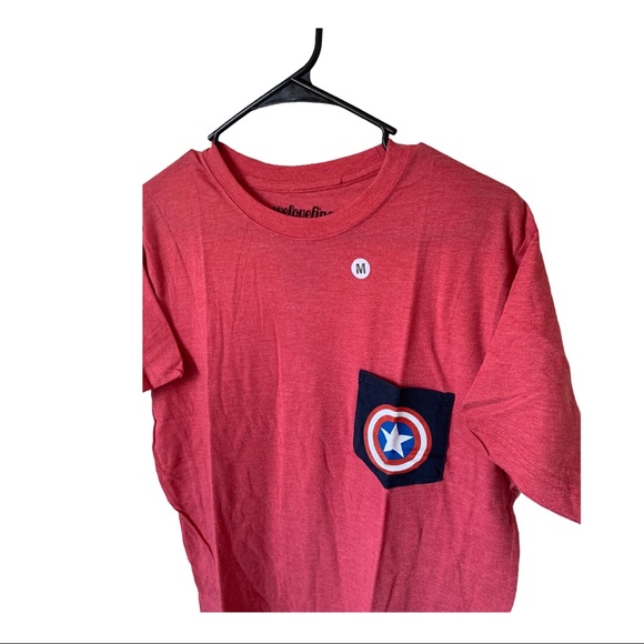 Marvel Captain America Pocket Tee by Welovefine - Picture 4 of 7